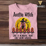 Personalized Auntie Witch Like A Normal Aunt Only More Magical Halloween Tshirt Printed 22SEP-HQ05