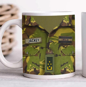 Personalized Netherland Veterans/Soldier Ceramic Mug Printed 22SEP-HY06