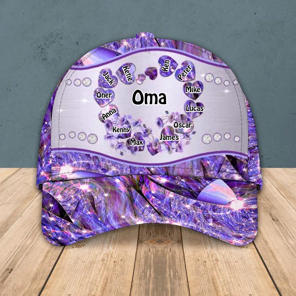 Personalized German Grandma Kid Colorful Sparkling 3D Cap Printed 22SEP-HY07
