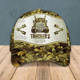 Personalized Trucker Wife Colorful Sparkling 3D Cap Printed 22SEP-HQ07