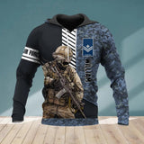 Personalized Canadian Solider/ Veteran 3D Hoodie Printed QTVQ0809
