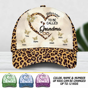 Personalized Blessed To Be Called Grandma Kid Heart 3D Cap Printed 22SEP-DT08