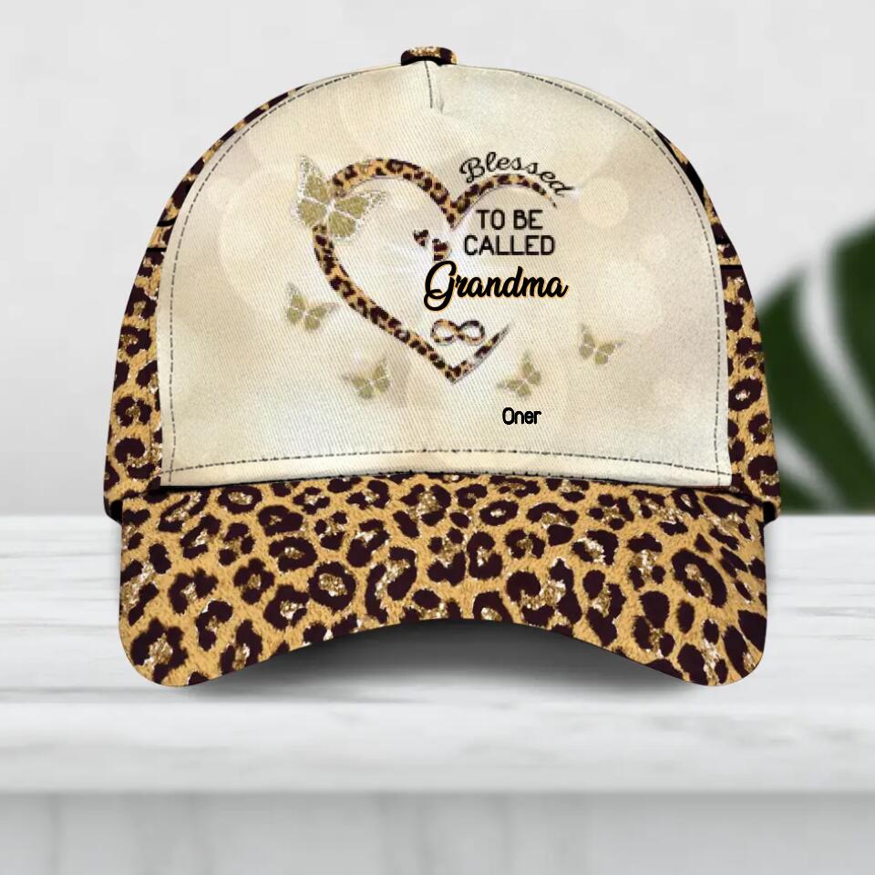 Personalized Blessed To Be Called Grandma Kid Heart 3D Cap Printed 22SEP-DT08