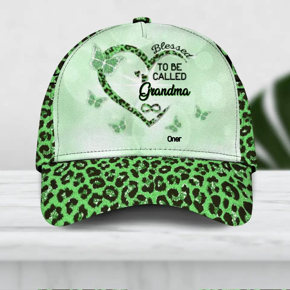 Personalized Blessed To Be Called Grandma Kid Heart 3D Cap Printed 22SEP-DT08