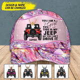 Personalized Jeep Girl No You Can't Drive It Cap Printed 22SEP-HY08