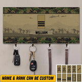 Personalized Swiss Veterans/Soldier Key Holder Printed 22SEP-HQ10