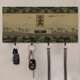 Personalized Swiss Veterans/Soldier Key Holder Printed 22SEP-HQ10
