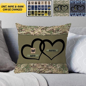 Personalized British Veterans/Soldier Pillow Printed 22SEP-DT10