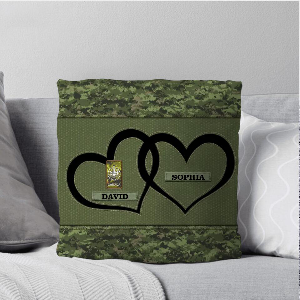 Personalized Canadian Veterans/Soldier Pillow Printed 22SEP-DT10