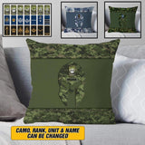 Personalized Canadian Veterans/Soldier Spartan Camo Pillow Printed 22SEP-HY12