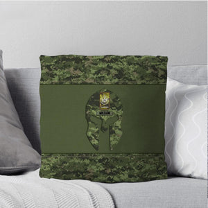 Personalized Canadian Veterans/Soldier Spartan Camo Pillow Printed 22SEP-HY12