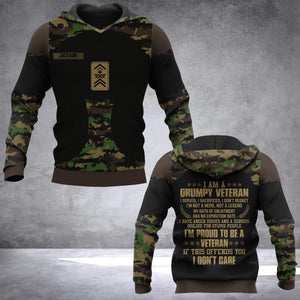 Personalized Switzerland Veteran Camo Hoodie 3D Printed 22SEP-HQ12
