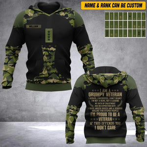 Personalized Swedish Veteran Camo Hoodie 3D Printed 22SEP-HQ12