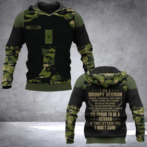 Personalized Swedish Veteran Camo Hoodie 3D Printed 22SEP-HQ12