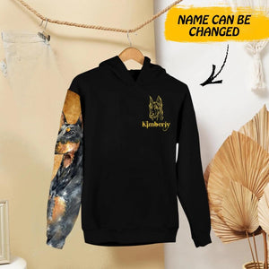 Personalized Doberman Dog Customized Hoodie 3D Printed DTDH1209
