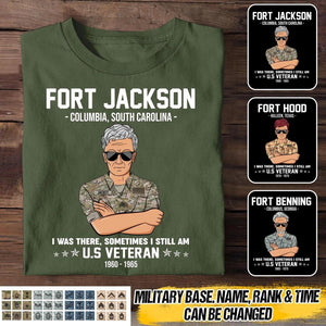 Personalized US Military Veterans's/Soldier Tshirt Printed 22SEP-HQ12