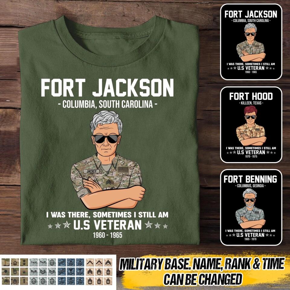 Personalized US Military Veterans's/Soldier Tshirt Printed 22SEP-HQ12