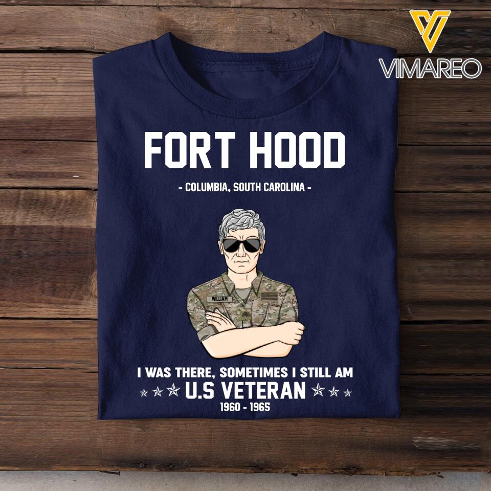 Personalized US Military Veterans's/Soldier Tshirt Printed 22SEP-HQ12