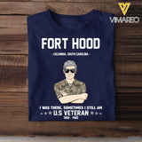 Personalized US Military Veterans's/Soldier Tshirt Printed 22SEP-HQ12