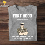 Personalized US Military Veterans's/Soldier Tshirt Printed 22SEP-HQ12