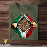 Personalized Italian Soldier/Veterans Tshirt Printed 22SEP-DT13