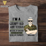 Personalized German Veteran/Soldier Tshirt Printed 22SEP-HY13