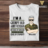 Personalized German Veteran/Soldier Tshirt Printed 22SEP-HY13