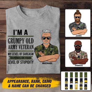 Personalized Swedish Veteran/Soldier Tshirt Printed 22SEP-HY13