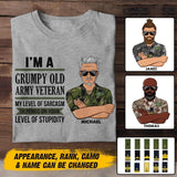 Personalized Swedish Veteran/Soldier Tshirt Printed 22SEP-HY13
