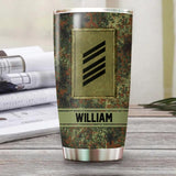 Personalized German Veteran/Soldier Tumbler Printed 22SEP-HQ13