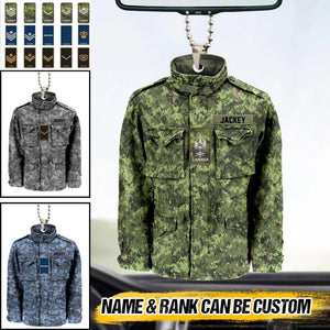 Personalized Canadian Veterans/Soldier Car Hanging Printed 22SEP-HQ14