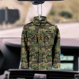 Personalized Swiss Veterans/Soldier Car Hanging Printed 22SEP-HQ14