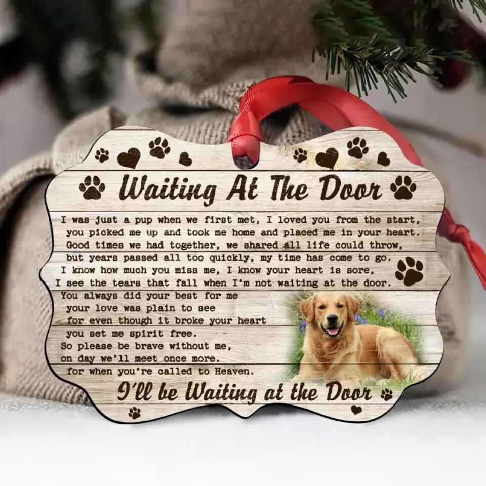 Personalized Imager Dog Lover Wood Ornament Printed 22SEP-DT14