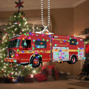 Personalized Image Canadian Firefighter Ornament Printed 22SEP-HY14