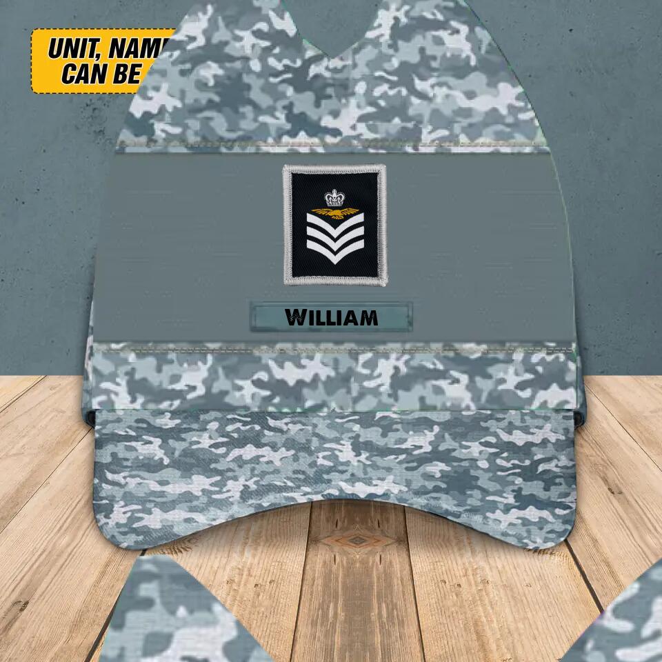 Personalized British Veteran/ Solider Peaked Cap 3D Printed 22SEP-HY15