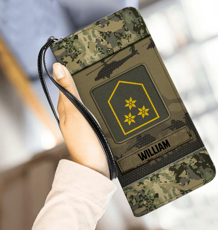 Personalized Austrian Veterans/Soldier Leather Wallet 22SEP-HY19