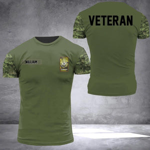 Personalized Canadian Soldier/Veteran Tshirt 3D Printed 22SEP-HQ19