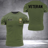 Personalized Canadian Soldier/Veteran Tshirt 3D Printed 22SEP-HQ19