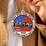 Personalized Ironworker Flag Wood Ornament Printed 22SEP-DT19