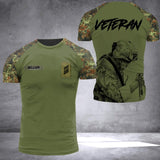 DH Personalized German Soldier/Veteran Tshirt 3D Printed HQ1909