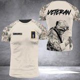 DH Personalized German Soldier/Veteran Tshirt 3D Printed HQ1909