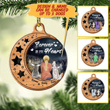Personalized Forever In My Heart Dog Lover Wood Ornament Printed 22SEP-MA19