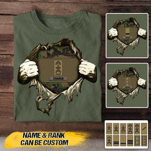 Personalized Swiss Veterans/Soldier Tshirt Printed 22SEP-HY20