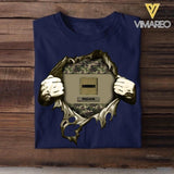 Personalized French Veterans/Soldier Tshirt Printed 22SEP-HY20