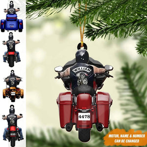 Personalized Gift For Motorbike Lovers Wood Ornament Printed 22SEP-DT20