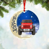Personalized I Love You To The Moon And Back Jeep Lover Wood Ornament Printed 22SEP-HQ20
