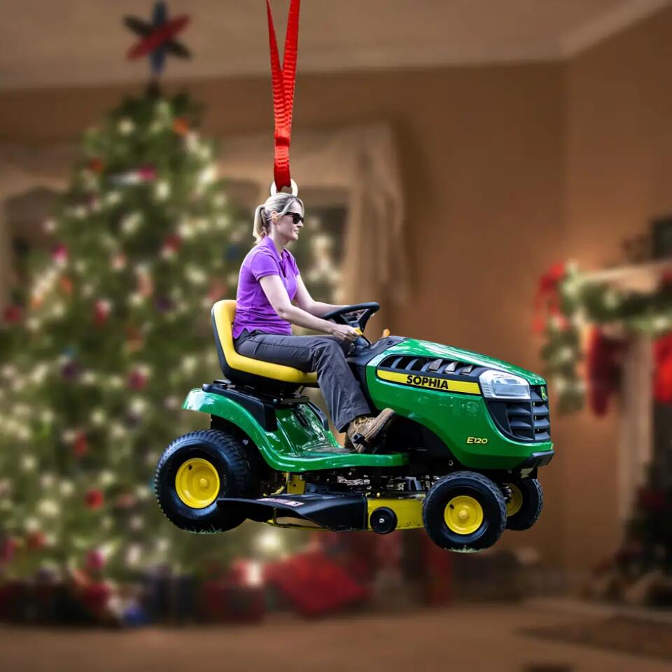 Personalized Imager Lawn Mower Christmass Ornament Printed 22SEP-HY20