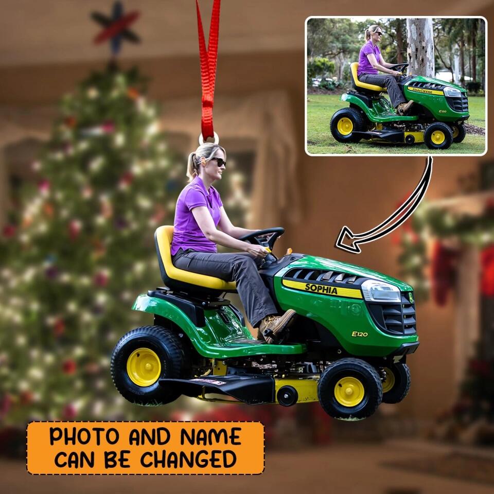 Personalized Imager Lawn Mower Christmass Ornament Printed 22SEP-HY20