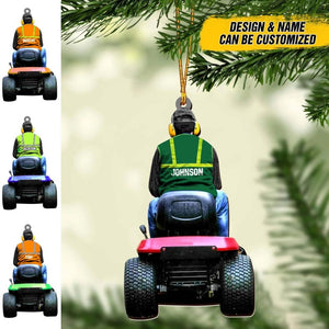 Personalized Lawn Mower Christmas Ornament Printed 22SEP-DT21