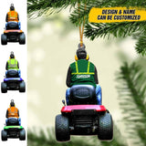 Personalized Lawn Mower Christmas Ornament Printed 22SEP-DT21